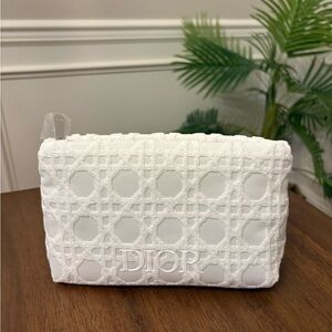 Dior White Cosmetic pouch